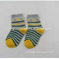 CSP-173 Vivid Stripe Hand-linking Jacquard Cotton Kids Socks Hot Sale Chindren Socks